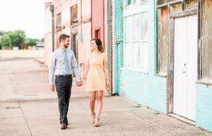 Downtown Bryan Engagement Session
