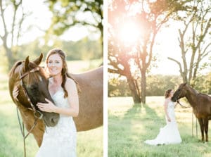 Sunlit Bridal Portraits by Kati Hewitt Photography