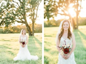 Sunlit Bridal Portraits by Kati Hewitt Photography