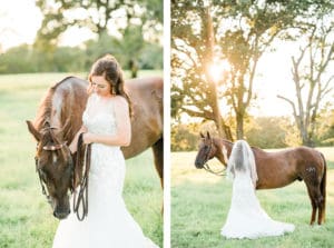 Sunlit Bridal Portraits by Kati Hewitt Photography